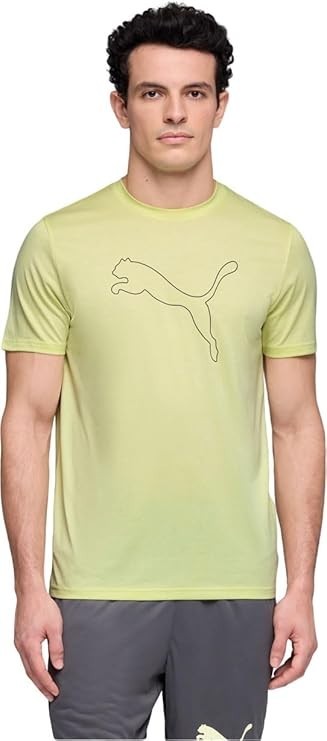 Puma SZ M TAD ESSENTIAL Mens HEATHER CAT Short Sleeve Athletic Shirt 525907 $25 gallery