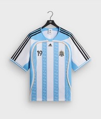 Kith & Messi for Adidas Football Jersey Blue/White **FAST SHIPPING**