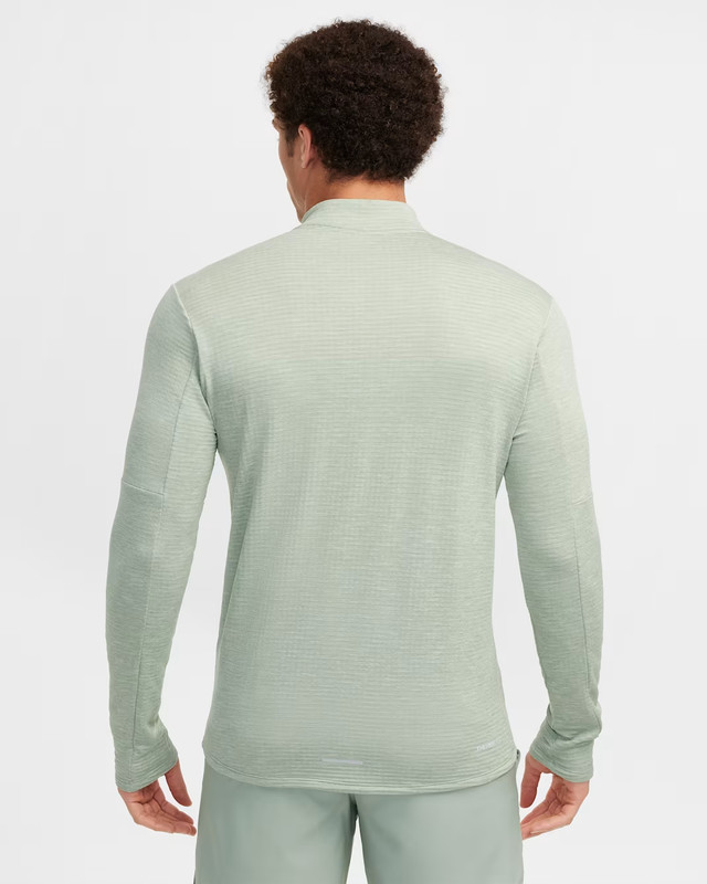 NIKE ELEMENT MEN RUNNING THERMA-FIT HALF ZIP SHIRT GREEN #FZ1149-NWT gallery