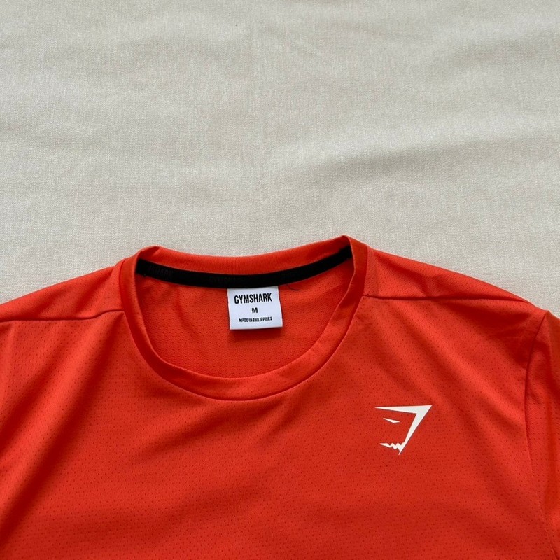 Gymshark Mens Medium Athletic Orange Short Sleeve Performance T-Shirt gallery