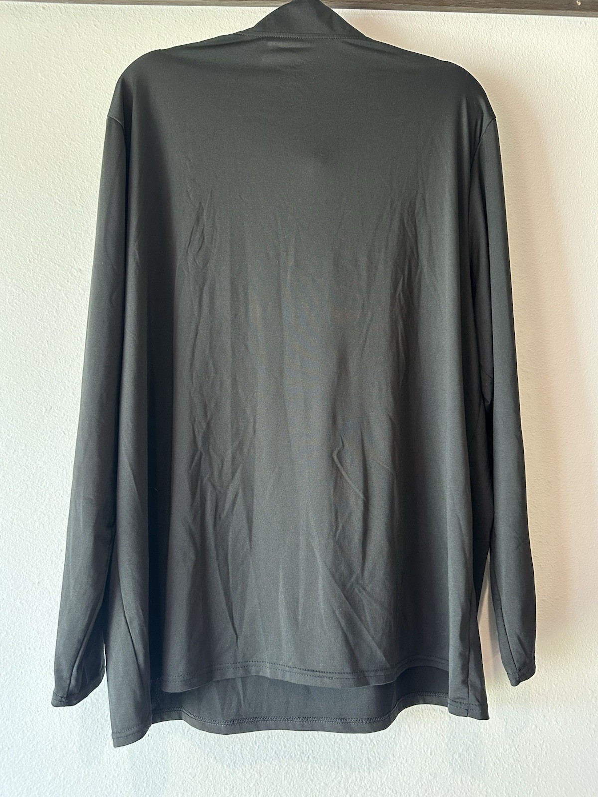 RealEssentials Mens 2XL Active DryFit Quarter 1/4 Zip Long Sleeve Pullover gallery
