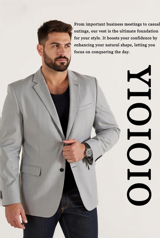 Men's Sleeveless Compression Undershirt Slimming Tummy Control Body Shaper gallery