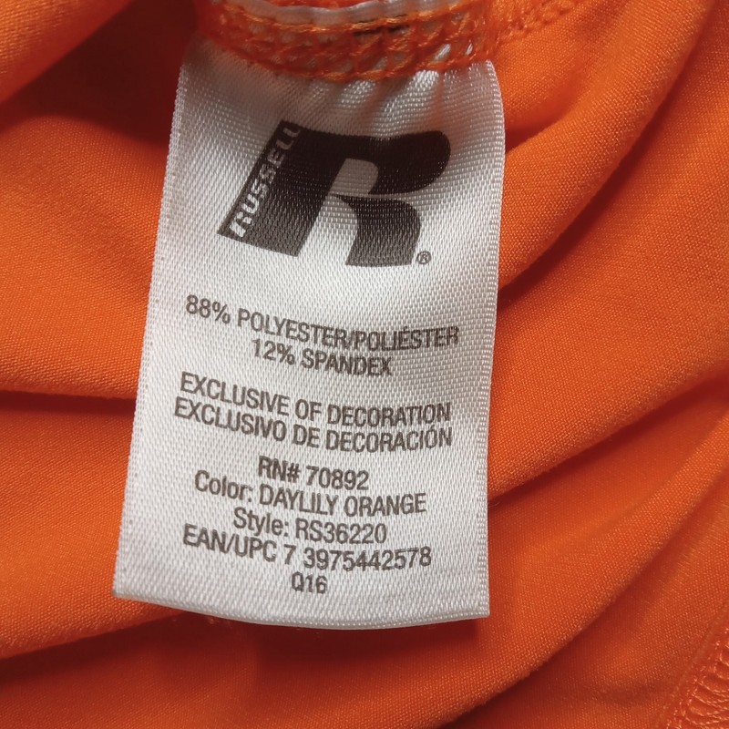 Russell Training Fit Dri Power 360 Longsleeve shirt M (DayLily Orange) gallery