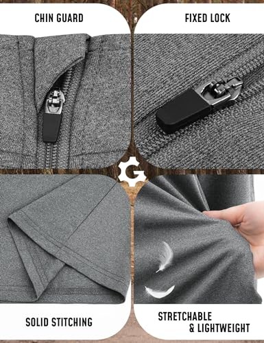 JUMGEAR LIFE 3PACK QUARTER ZIP PULLOVER MEN LONG SLEEVE QUICK DRY BLACK/BLUE gallery