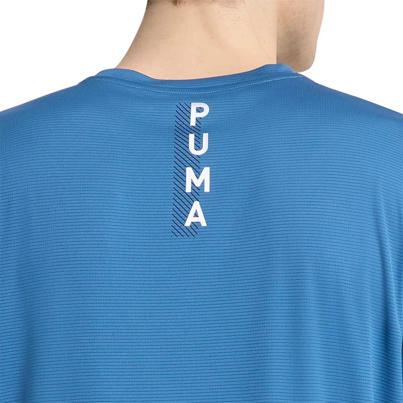 Puma Men's Active Tee, Blue, Size M gallery