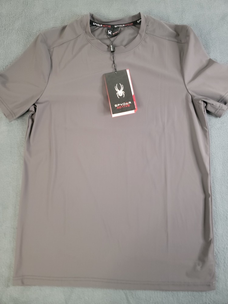 NWT Spyder Active Mens Athletic Nylon Blend Soft Light Weight Breathable S