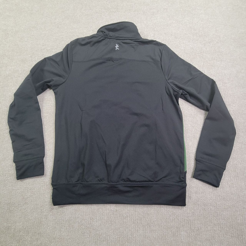 Kukri Athletic Jacket Men's S Black Rugby Jersey 1/4 Zip High Neck Pockets Top gallery