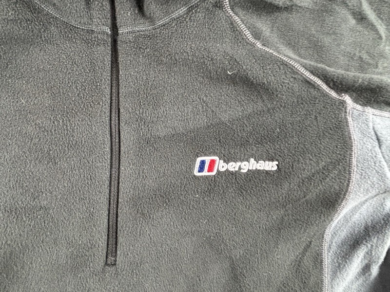 Berghaus 1/4 Zip Polartec Top Size S Men’s Black gallery