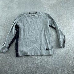 Nike Performance Gray Lacrosse Long Sleeve Shirt L 5921