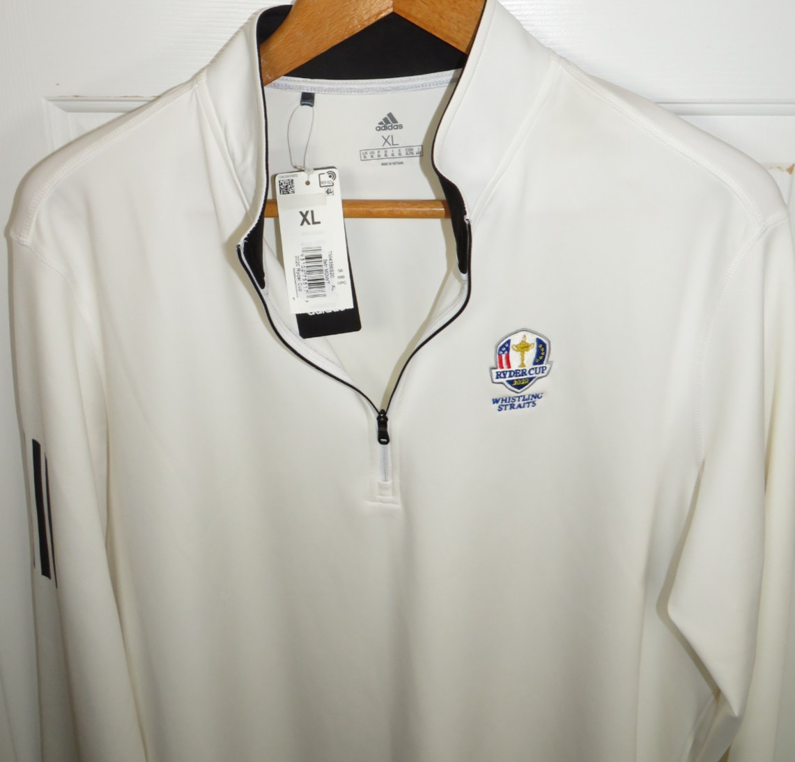 NWT Adidas Men XL 1/4 Zip Performance Pullover 2020 Ryder Cup Whistling Straits gallery