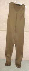 Men s brown sleeveless GUIDE GEAR base layer union suit long johns , size XL