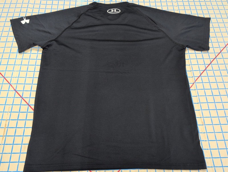 Under Armour HeatGear Punisher Graphic Tee Men's M Black Loose Crew Neck~15 gallery
