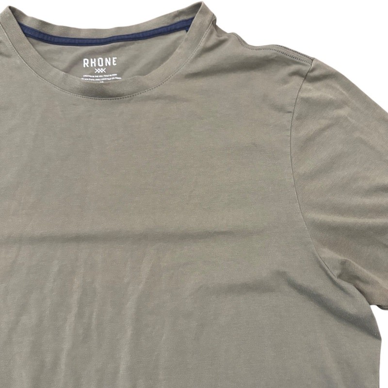 Rhone Element Tee Mens Large Olive Green Pima Cotton Blend Short Sleeve T-Shirt gallery