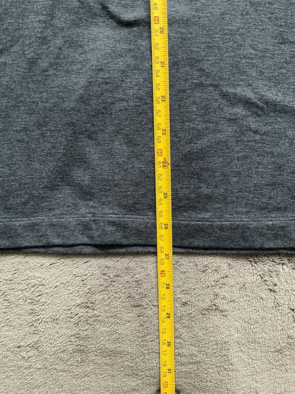 Lululemon Soft Jersey Half Zip Men’s Size Large Heathered Blue Pullover NWT gallery