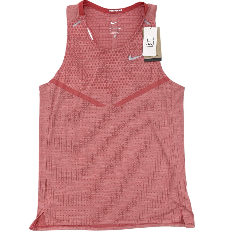 Nike Sample Men's Dri-FIT ADV TechKnit Ultra Running Tank Size M DM4751-655