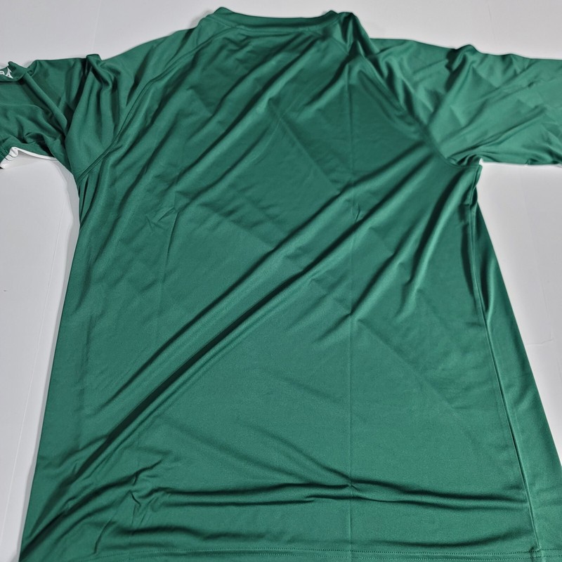 NWT Sz Medium Mizuno DryLite Baseball/Golf 1/4 Button Shirt Lightweight Green gallery