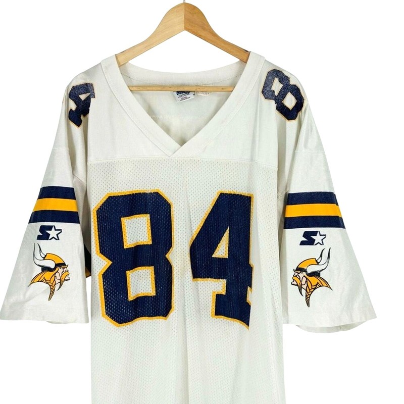 Starter Randy Moss Minnesota Vikings Football Jersey White Mens Size 54 XXL gallery