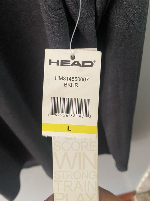 NWT Head Hypertek Long sleeve Performance black men’s shirt size large gallery