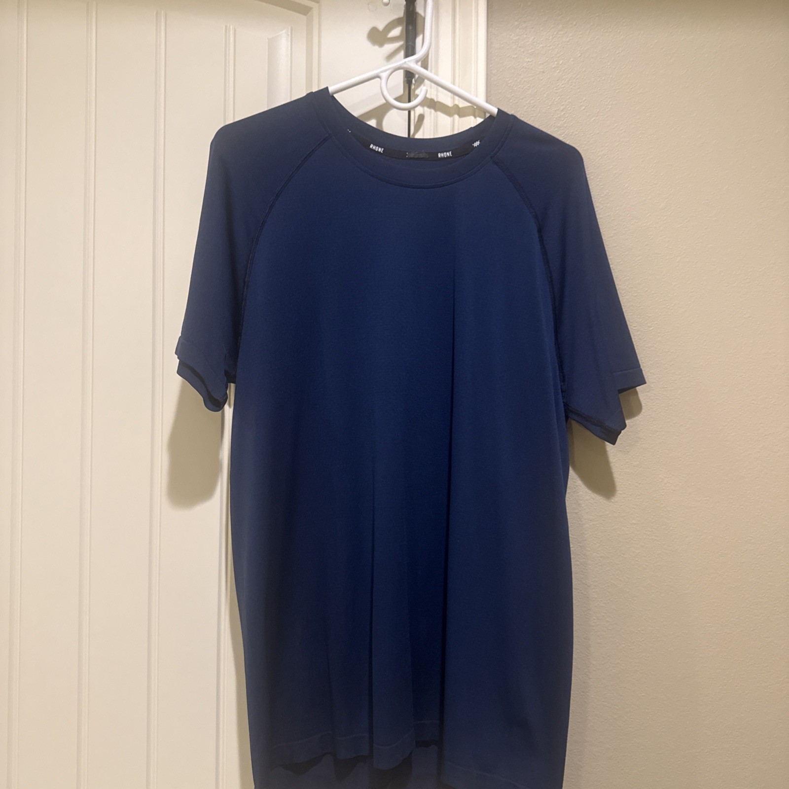 Rhone Men's Large Navy Reign Tech Short Sleeve T-Shirt gallery