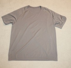 lululemon Rover Metal Vent Tech Silverescent X-Static SLIM FIT Shirt XXL