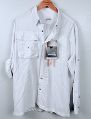 Natural Gear Mens Large NWT 95 Solar Factor White 100% Nylon