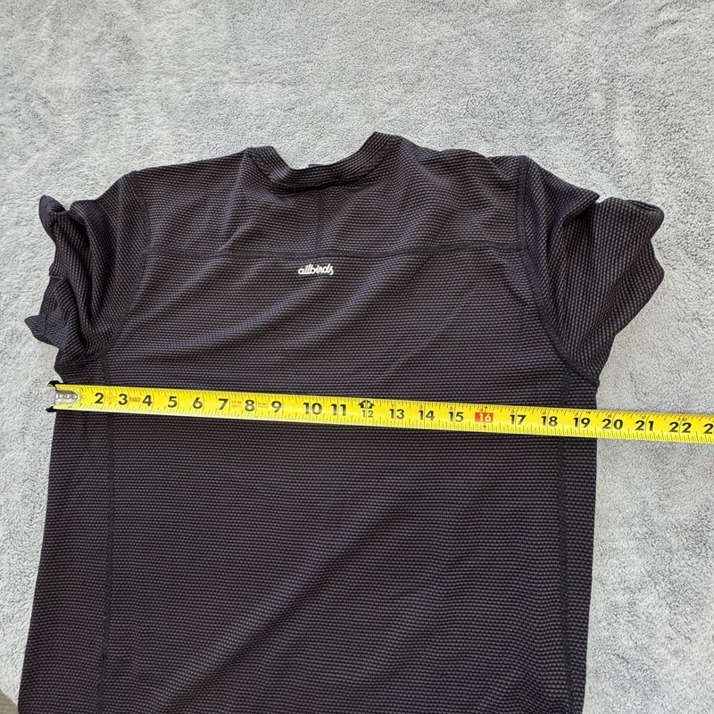 Allbirds Shirt Mens M Black Short Sleeve Pocket Knit Crew Neck Polyester Blend gallery