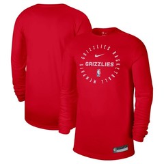 Mens Nike Memphis Grizzlies Legend On Court Long Sleeve Practice T-shirt-Size L