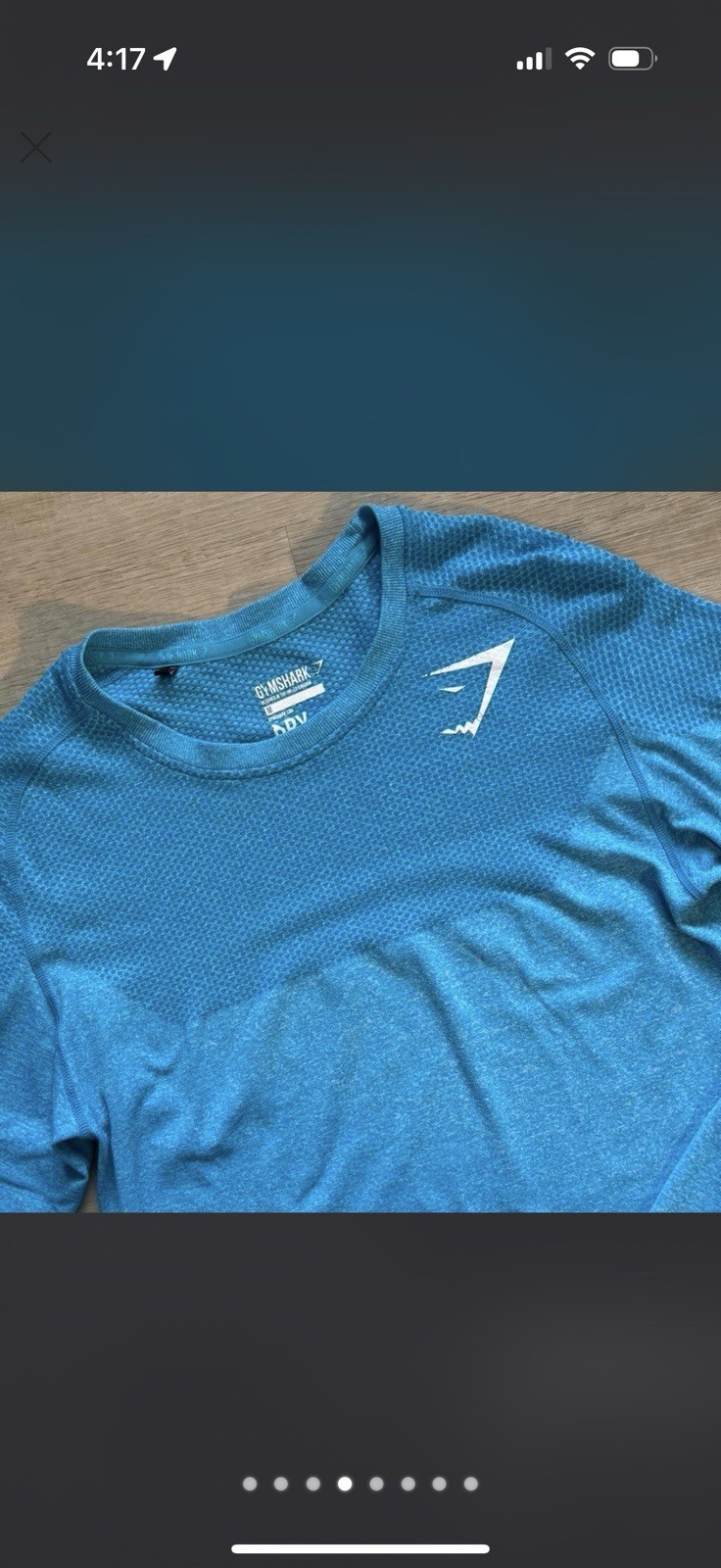 Gymshark David Laid Phantom Baby Blue Longsleeve gallery