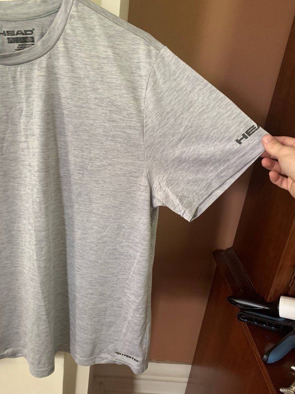 Head Men's Ultra Hypertek Crewneck Gym Training & Workout T-Shirt Gray Large gallery