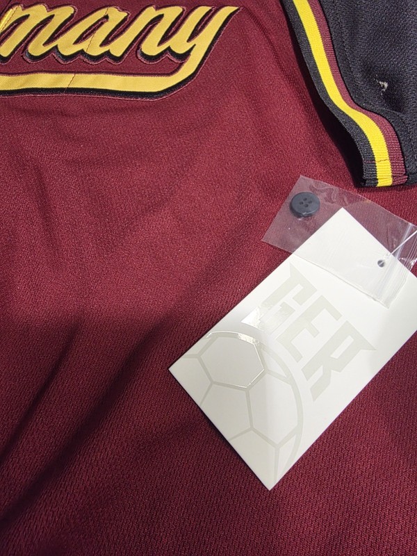 Official USA Drinking German Team Baseball Jersey Shirt SZ L Germany FIFA New gallery