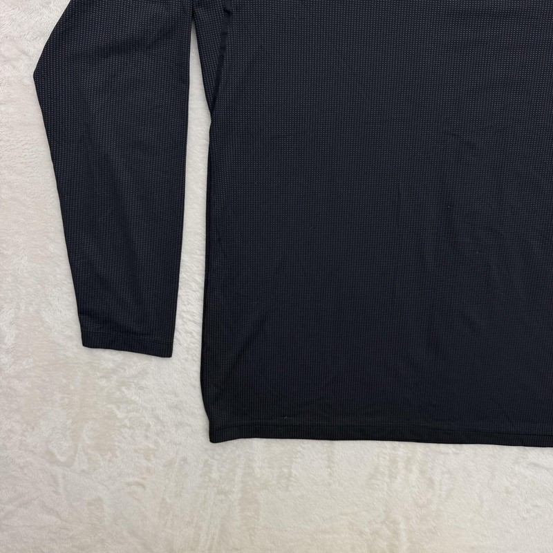 SAXX Quest Shirt Mens XL Black Long Sleeve Crew Performance Travel Base Layer gallery
