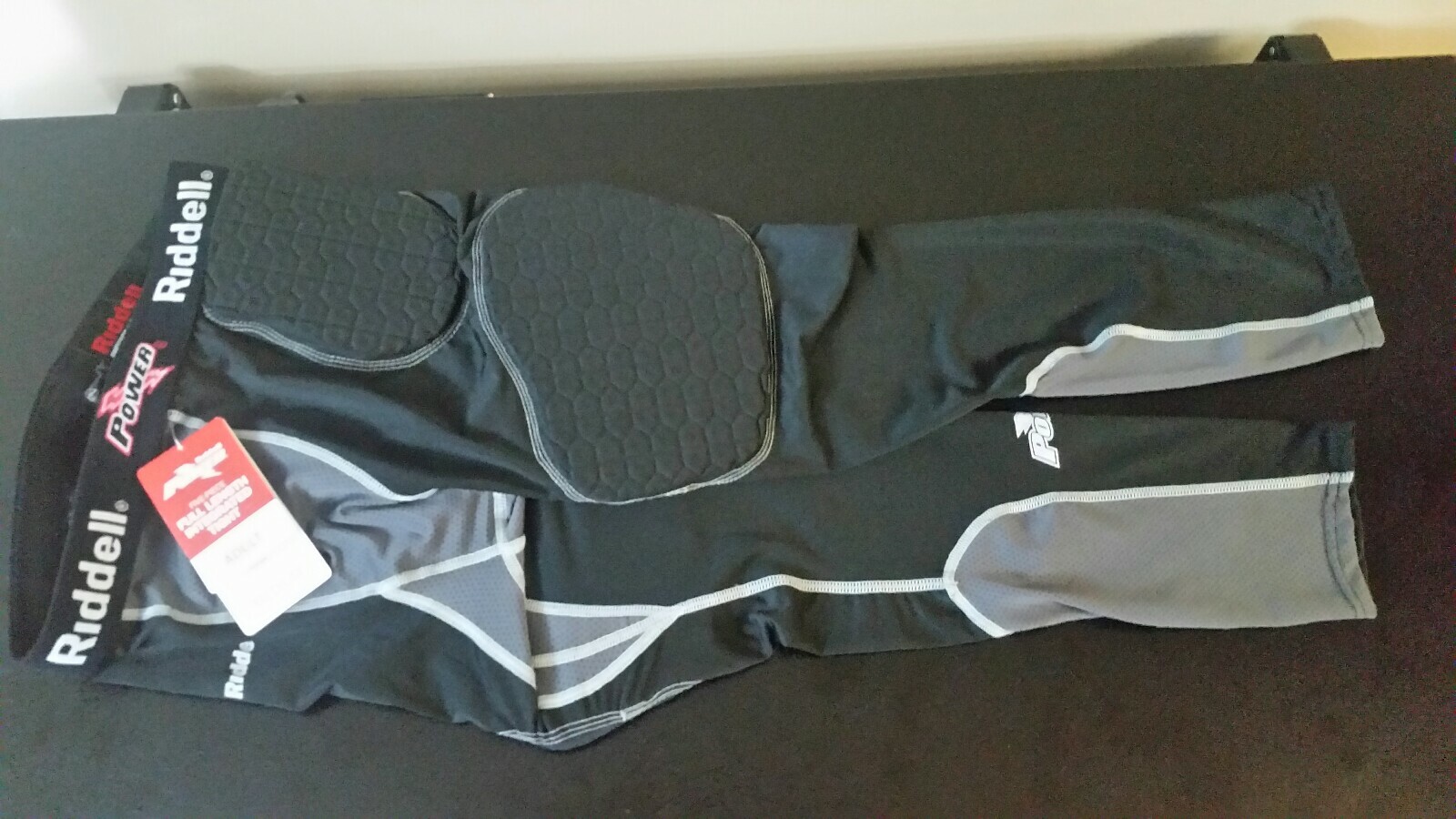 Riddell Power 5-Piece Full Length Integrated Tight Adult Black Grey gallery