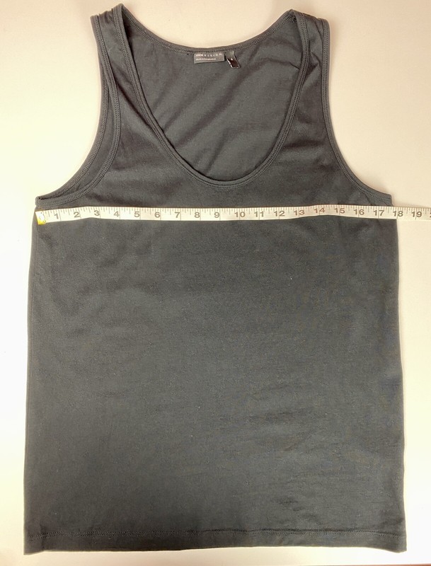 Tank Black Size Medium Activewear ASOS Cotton Casual Wear Layering Piece gallery