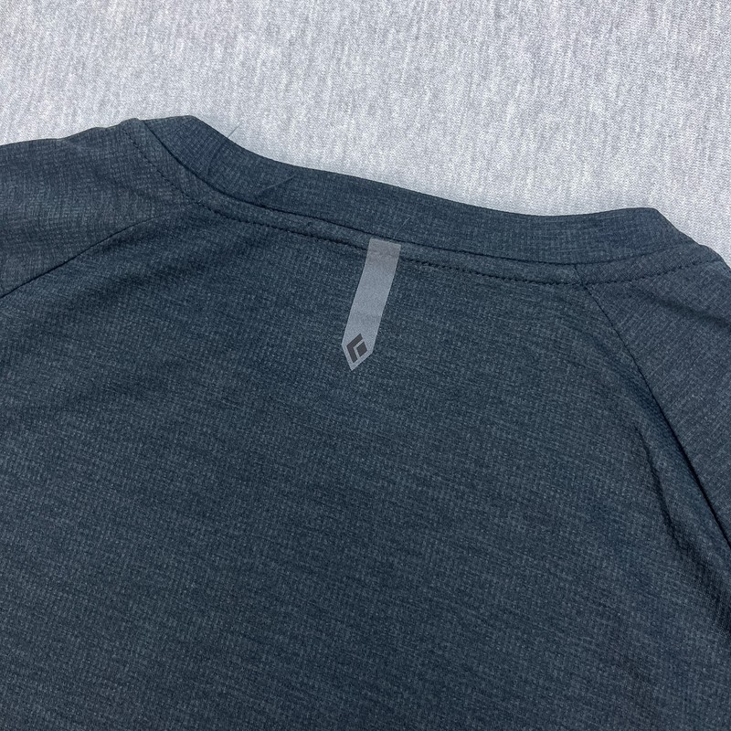 Black Diamond Lightwire LS Tech Tee Mens M Black Base Layer Stretch Mesh NEW $89 gallery