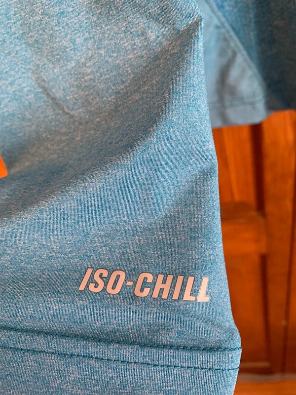 Men's Under Armour ISO-CHILL L/S Blue Pullover Shirt Tag Size M Loose heatgear gallery