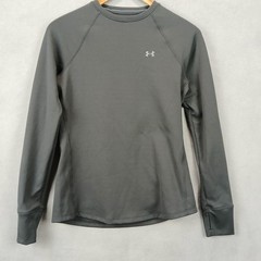 Under Armour ColdGear Fitted Shirt Mens Small Black Sweat Wicks Performance