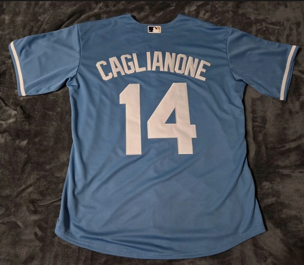 Fast Free Shipping Small Jac Caglianone Kansas City Royals Stitched Jersey 14 gallery