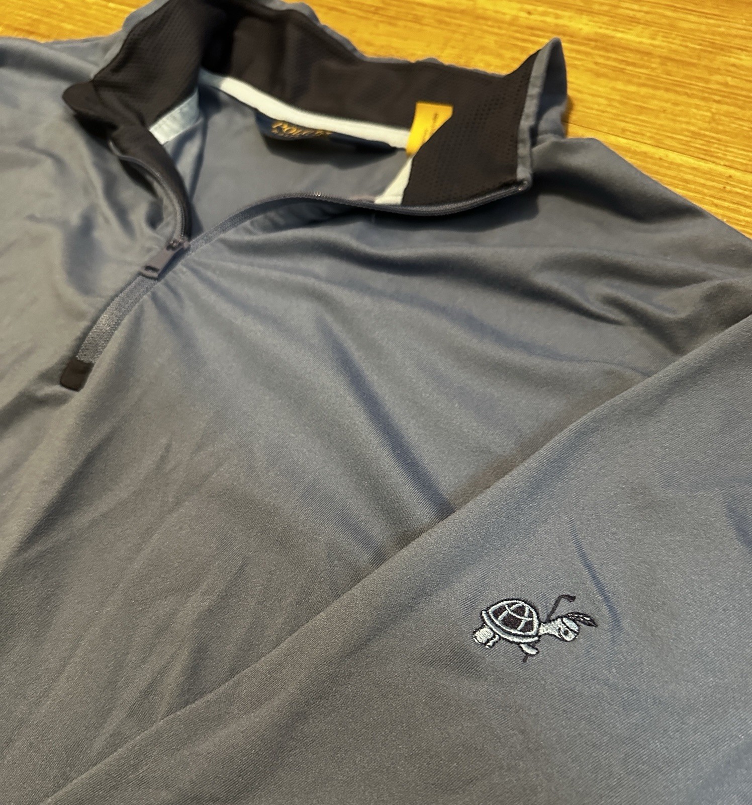 Loxahatchee Club Quarter Zip Polo Golf By Ralph Lauren Blue Turtle Logo gallery