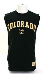 Colosseum Athletics Black CU Colorado University Sleeveless T-shirt Men’s NWT
