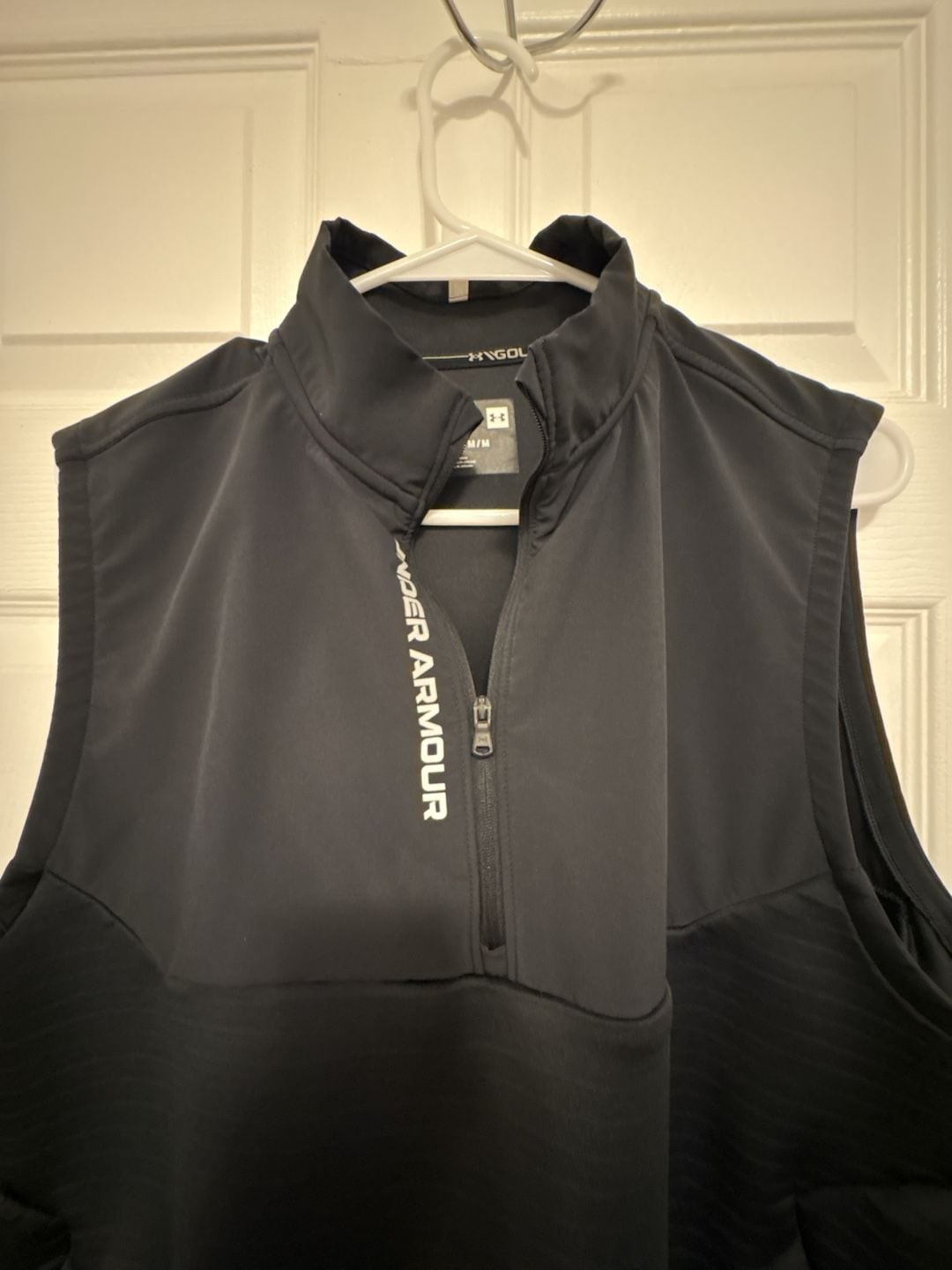 Under Armour Golf Quarter Zip Vest Black Size Medium gallery