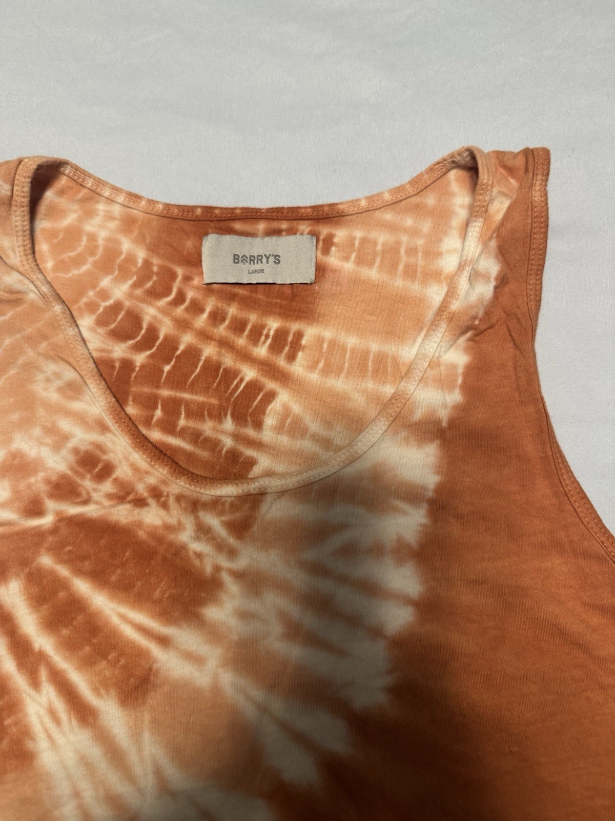 Barrys Bootcamp Tank Top Sleeveless Gym Running Large Orange gallery