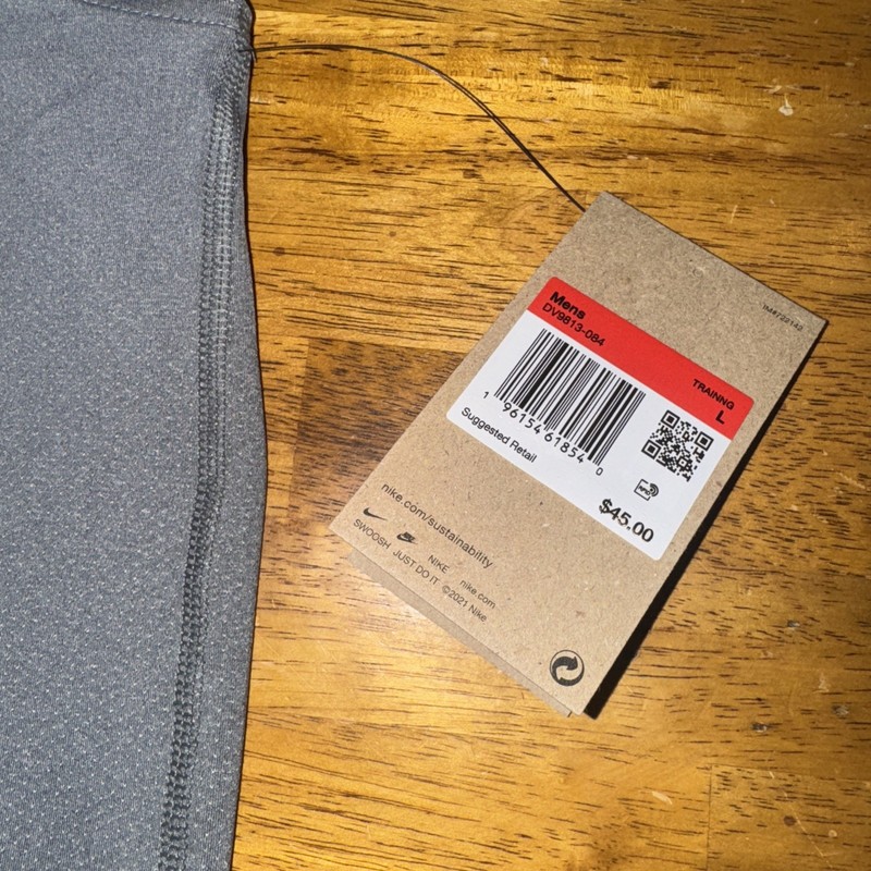 Nike Men's Dri-FIT Training Basketball Tank Top Gray L DV9813 084 New With Tags gallery