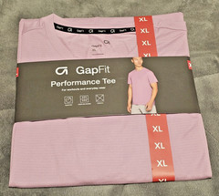 T Shirt Purple Comfortable Relaxed Short Sleeve Performance Men’s XL By GapFit