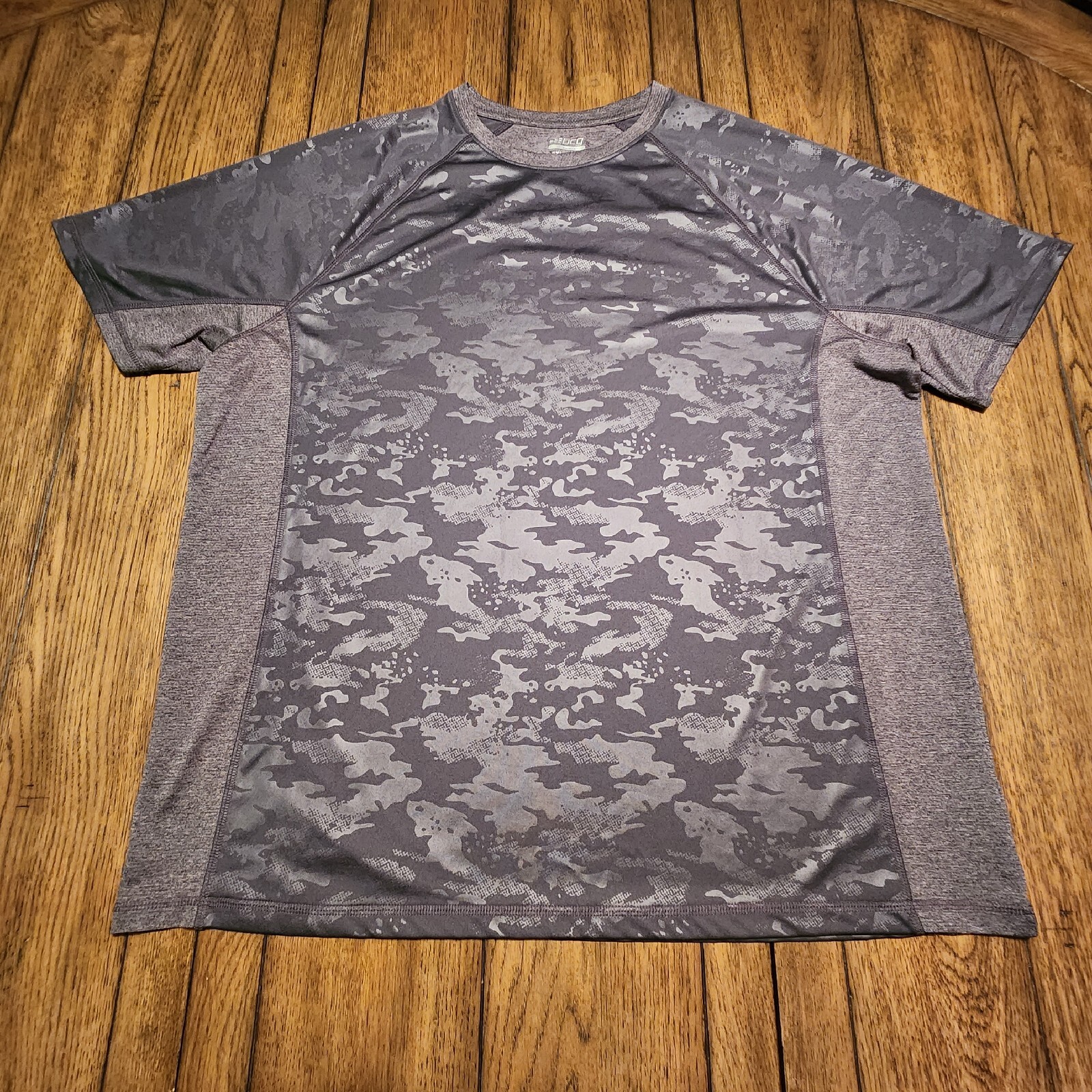 BCG Tru-Wick Gray Grey Silky Athletic Sports Camoflauge Shirt Mens (2XL) gallery