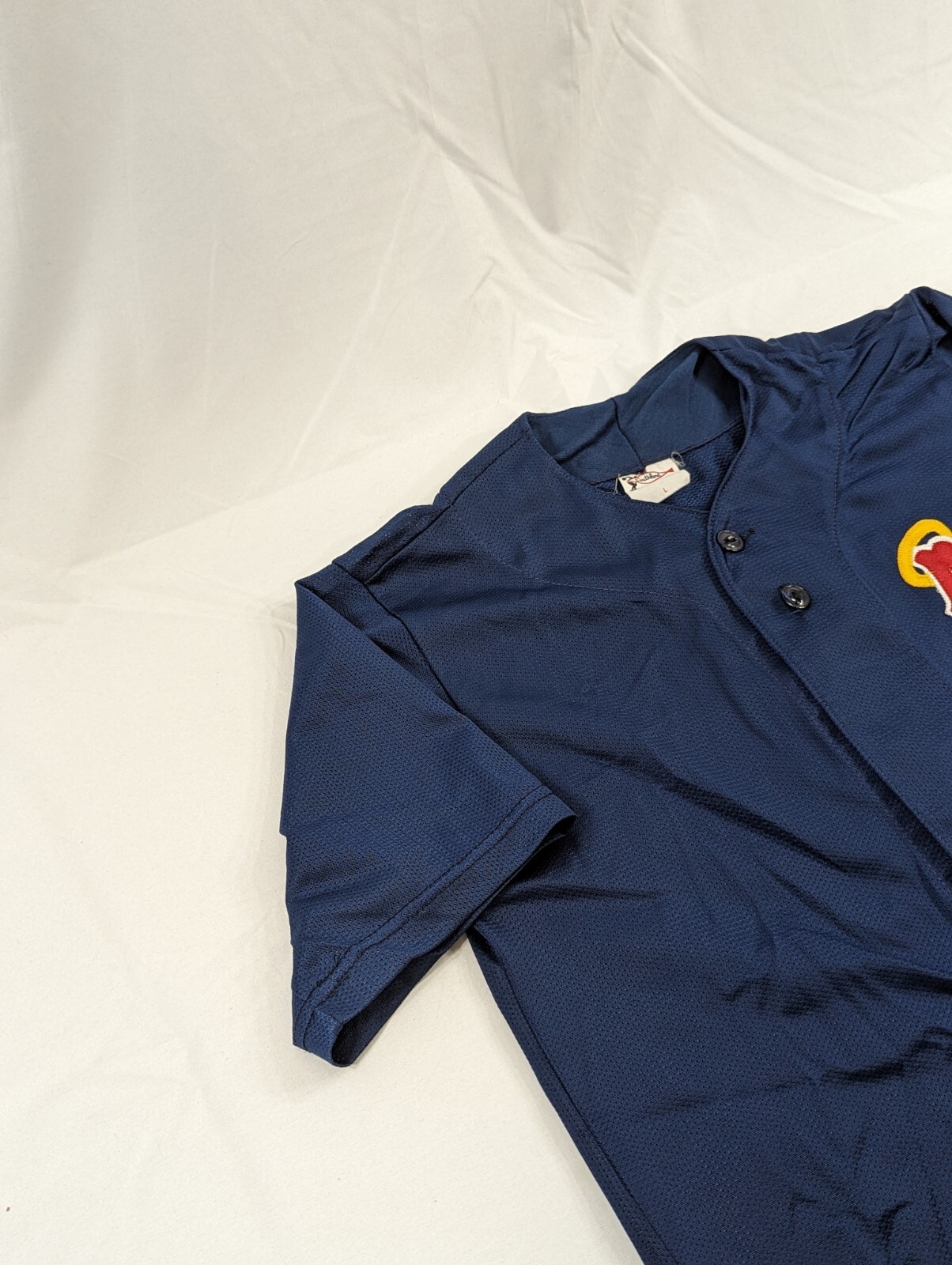 Vtg 1980’s Embroidered Baseball Jersey Angels YOUTH Large #34 Southland USA Made gallery