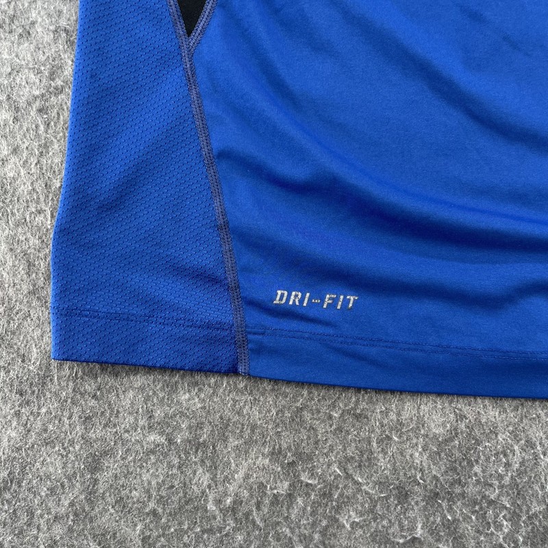 Nike Shirt Mens S Blue Pro Fitted Tank Top Stretch Gym Sports Outdoor gallery