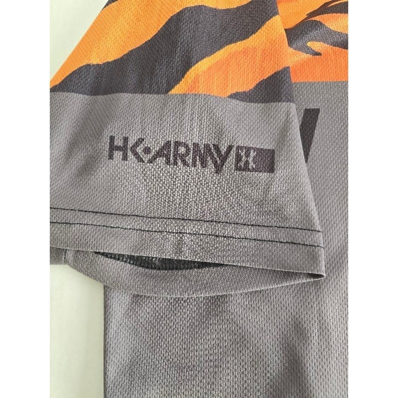 HK Army Hostile Mens 3X 747 Large Graphic T Shirt Orange Camo Black Gray gallery