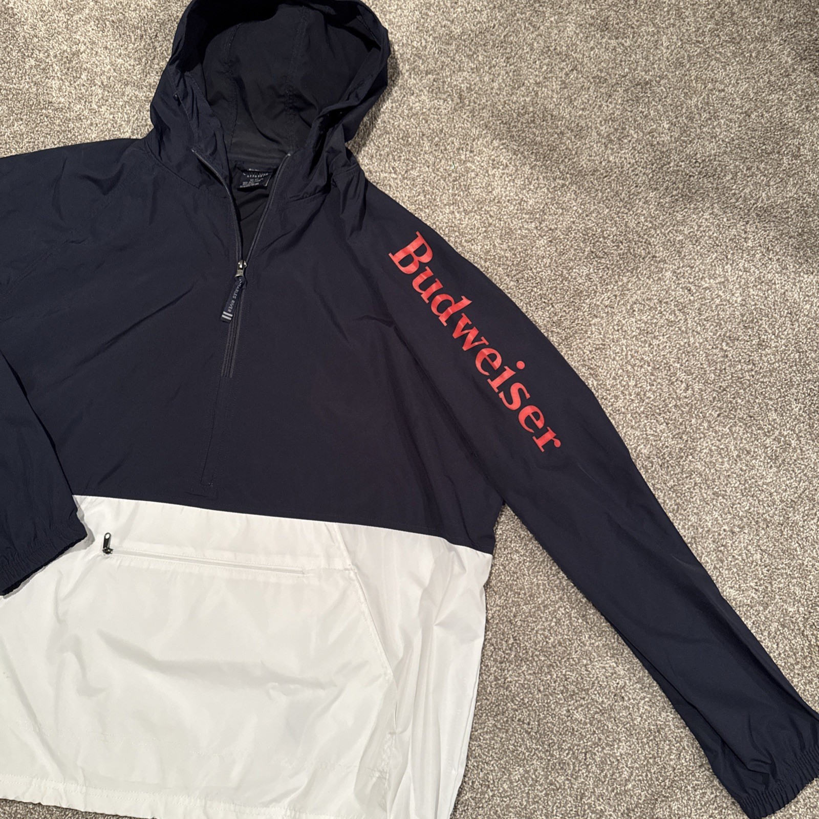 Men’s Charles River Budweiser Anheuser Busch Half Zip Pullover Size XXL gallery