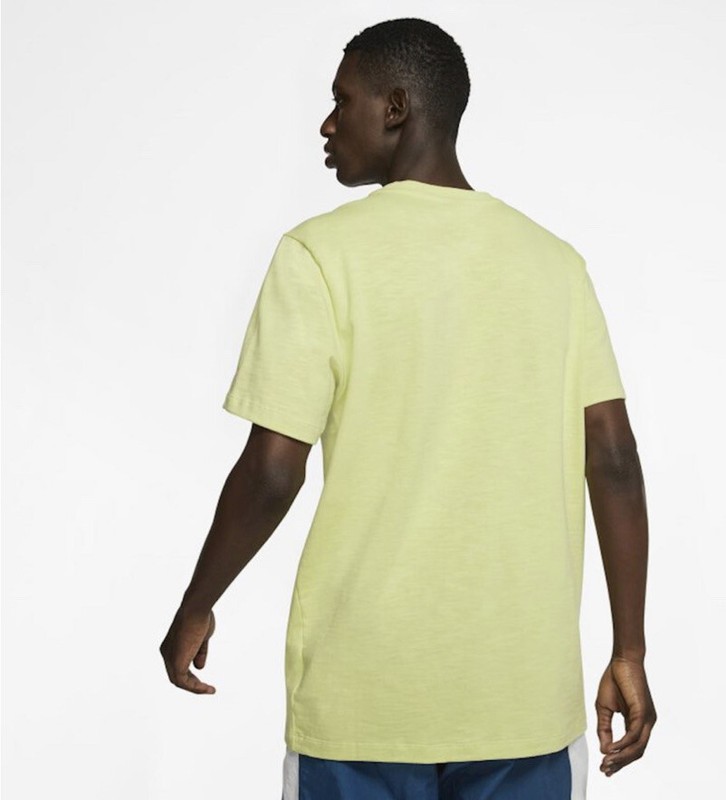 NEW Nike Sportswear Men's Short-Sleeve Zipper Pocket Tee - Limelight Green - L gallery