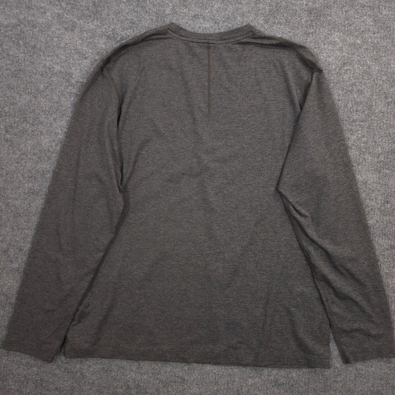 Lululemon 5 Year Basic Shirt Mens XXL Gray Heather Long Sleeve Crewneck Athletic gallery